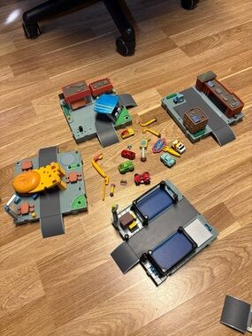Vintage 2007 Phat Boyz City Phast Food Play Set For Mini Cars/trucks